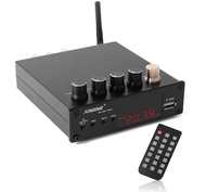 XRONG Bluetooth 5.1 Power Amplifier 100Wx2+100W Stereo HiFi 2.1 CH Digital Sound Amplificador 24Bit/