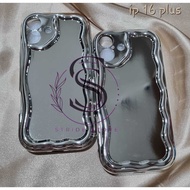 Chrome wave case iphone 16 pro max 16 pro 16 plus 16 soft case melting wave case