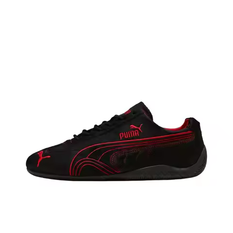 PUMA Speedcat Casual Shoes Unisex Black Red 404590-01