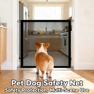 Folding Magic Net Safety Door Guard Cat Magic Fences Pet Door Gate
