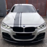 BMW f30 mperformance front skirt front lip gloss black