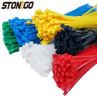 100 PCS 2.5mm*150mmSelf-Locking Nylon Wire Cable Zip Ties Cable Ties White Black Organiser Fasten Cable