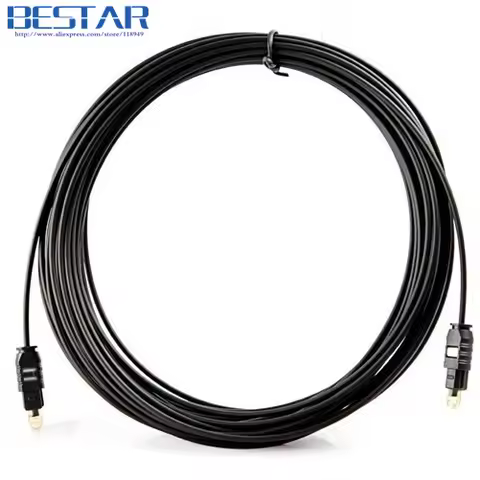 OD2.2mm Digital Optical Optic Fiber Toslink Audio Cable AV Thin Cable 0.2m 1m 1.5m 1.8m 3m 5m 8m 10m