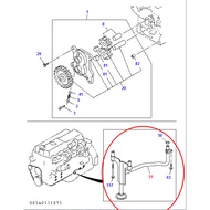 Isuzu Engine 6HK1 Oil Pump Oil Suction Pipe 1-13314049-1 Hitachi Sumikko 31 Excavator