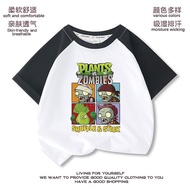 COD 2026 New Style 2024 Plants vs. Zombies Clothes Game Anime Children Short-Sleeved T-Shirt Men Wom