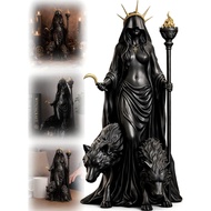 Patung Hecate, Hekate Dunia Bawah, Penyihir Malam, Dewi Yunani Hecate dengan Patung Resin Ajaib dan 