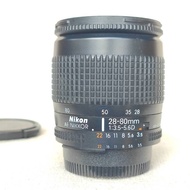 เลนส์ออโต้ Nikon AF Nikkor 28-80mm f3.5-5.6 D Lens Prime Lens Mount nikon F Black body