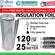 Ready Stok Alumunium Foil Wrap Peredam Panas Atap Rumah Bubble