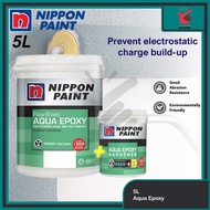 5L  Nippon Aqua Epoxy Paint Heavy Duty Epoxy Paint epoxy lantai Epoxy Lantai Expoxy Floor Paint