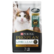 อาหารแมว Pro Plan Liveclear Allergen Reducing High Protein Formula Chicken and Salmon 7lb per bag อา