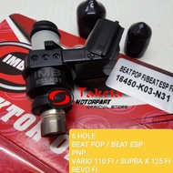 INJECTOR INJECTOR ESPBEAT POPBEAT SCOOPY FI SPACY FI KO3 SERIES 6 HOLE ORIGINAL IMB