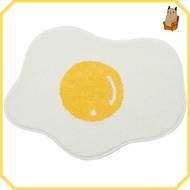Cute Small Carpet Rug / Fried Egg Rug / Non-Slip Rug / Floor Mat Rug / Bathroom Rug