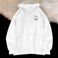 7 Colors Hooded Sweatshirt [S-3XL] Japanese Cartoon Smiling Face Hoodie Men's Oversized S
