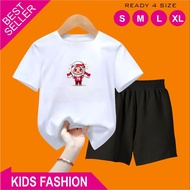 Children's Shorts Set 5-15 Years Old Independence Motif 79