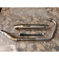 KNALPOT RACING RCB TYPE RJM FOR MOTOR VIXION SATRIA FU JUPITER MX BYSON MEGAPRO VERZA TIGER CB GL