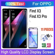 Original AMOLED OPPO Find X3 5G X3 Pro 5G LCD Display Touch Screen Replacement