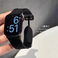 สายนาฬิกาซิลิโคนหนังแท้สำหรับ Redmi Watch 4 / Redmi Watch 3 Active / Redmi Watch 3 2 Lite / Mi Watch Lite สายนาฬิกาพร้อมเคสโลหะสำหรับ Xiaomi Mi Band 8 Pro / Huawei Watch Fit FitNew Fit2 สายนาฬิกาพร้อมขั้วต่อแบบปลดเร็ว