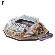 Chelsea Stamford Bridge Football Stadium 3D Puzzle Emirates Stadium Camp Nou Bernabeu Anfield San Si