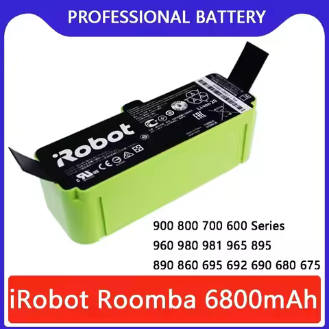 14.4V 12800mAh Li Ion Battery for iRobot Roomba Cleaner 900 800 700 600 Series 960 980 981 965 895 8