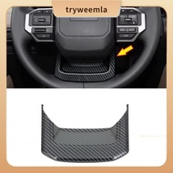 For   250 Prado LC250 2024 Car Steering Wheel Trim Cover Decoration Interior Accessories Carbon Fibe
