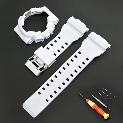 For Casio G-Shock GA-100/110/120/140 GD-100 GAX-100 GLS-100 Replacement Rubber Silicone Matte Watch 