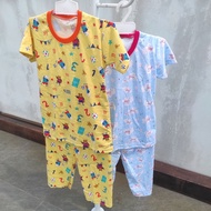 CP Qkids Children's Pajamas Size XL for ages 6-7 years || Children's pajamas with short sleeves and 