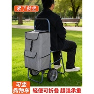 Household Shopping Cart Grocery Shopping Cart Small Trolley Trailer Portable Trolley Luggage Cart Fo