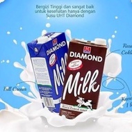Susu UHT full cream Diamond 1 liter