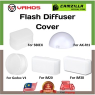 Vamos Flash Diffuser Cover for Godox AK-R11, V1, iM20, iM30, Canon 580EX