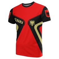 2025 newWholesale Jersey Football Albania Jersey 2024 Soccer Team T-Shirt 3D Albanians Flag Graphic 