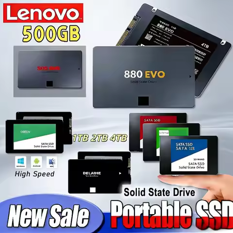Lenovo 880 EVO SSD 2.5 Inch Internal HDD High Performance Solid State Drive 500GB 1TB 2TB 4TB SATA I