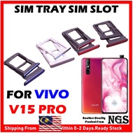 (1 Set) Sim Tray Sim Card Holder Sim Card Adapter For VIVO V15 Pro VIVO 1818