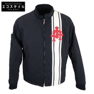 Chrome Hearts 尼龍匕首拉鍊紅色貼片賽車夾克，S 碼（二手）
