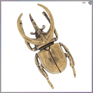 1Golden Brass Beetle Decoration for Home with Vintage Style  junshaoyip