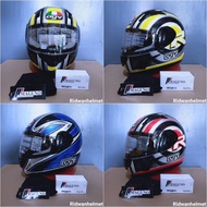 Helm Original AGV GP1 'R' 07 Dan AGV GP1 2006 Motif Single Visor Grati