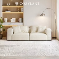 Cozylant Carson Fabric Sofa / 3 Seater Sofa / 2 Seater Sofa / White Grey / Minimalist Nordic