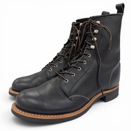 成色極佳 ☆ RED RED WING 3361 SILVERSMITH Boundary 皮革工裝靴，短靴，黑色，26厘米，美國製造，女款