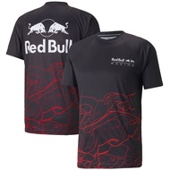 F1 2025 Racing T-shirt | Red Bulls Design | Extreme Sports Fitness Style | Men's Short Sleeve | Brea