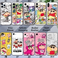 Cute Crayon Shin-chan Silicone Soft Cover Camera Protection Phone Case Apple iPhone 6 6S 7 8 SE PLUS X XS