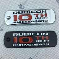 Rubicon 10Th Anniversary Badge Emblem Jeep Jk Rubicon Limited New