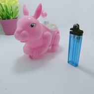 Mainan boneka kuda poni bisa jalan dan bisa nyala