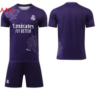 2025 Real Madrid Y3 Special Edition Rose Version Football Jersey Purple #7 Ronaldo Kit #10 Mbappé （A