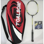 Toalson Mega Flex Concave 22 New Raket Badminton Original Berkualitas