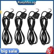 4pcs Momentary Push Button on Off Switch 12V 24V Mini Button Switch for Car Horn, Industrial Control