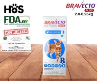 Bravecto Plus Spot on Solution for Cats 1.2-6.25kg (1applicator)