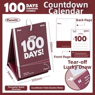 Exam Countdown Calendar Tear-off 100 Days