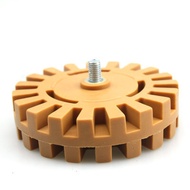 Yixi Decal Removal Eraser Wheel 4 Inch Eraser Wheel Sticker Adhesive Remover and Drill Adapter in Wa