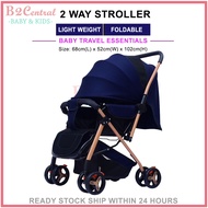 2 Way Stroller Foldable Stroller Baby infant baby Stroller kids strollers Compact Stroller Travel Sy