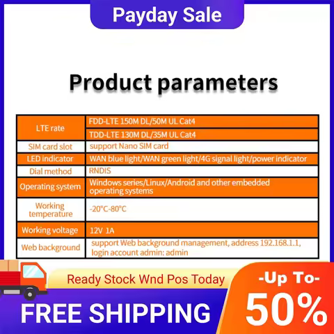 H927 4G Router Industrial Grade 4G LTE SIM Card Router 150Mbps with External Antenna Support 16 WiFi