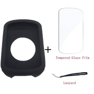 Garmin Edge 540 Edge 840 Case and Tempered Glass Film Silicone Cover Screen Protector for GARMIN EDG